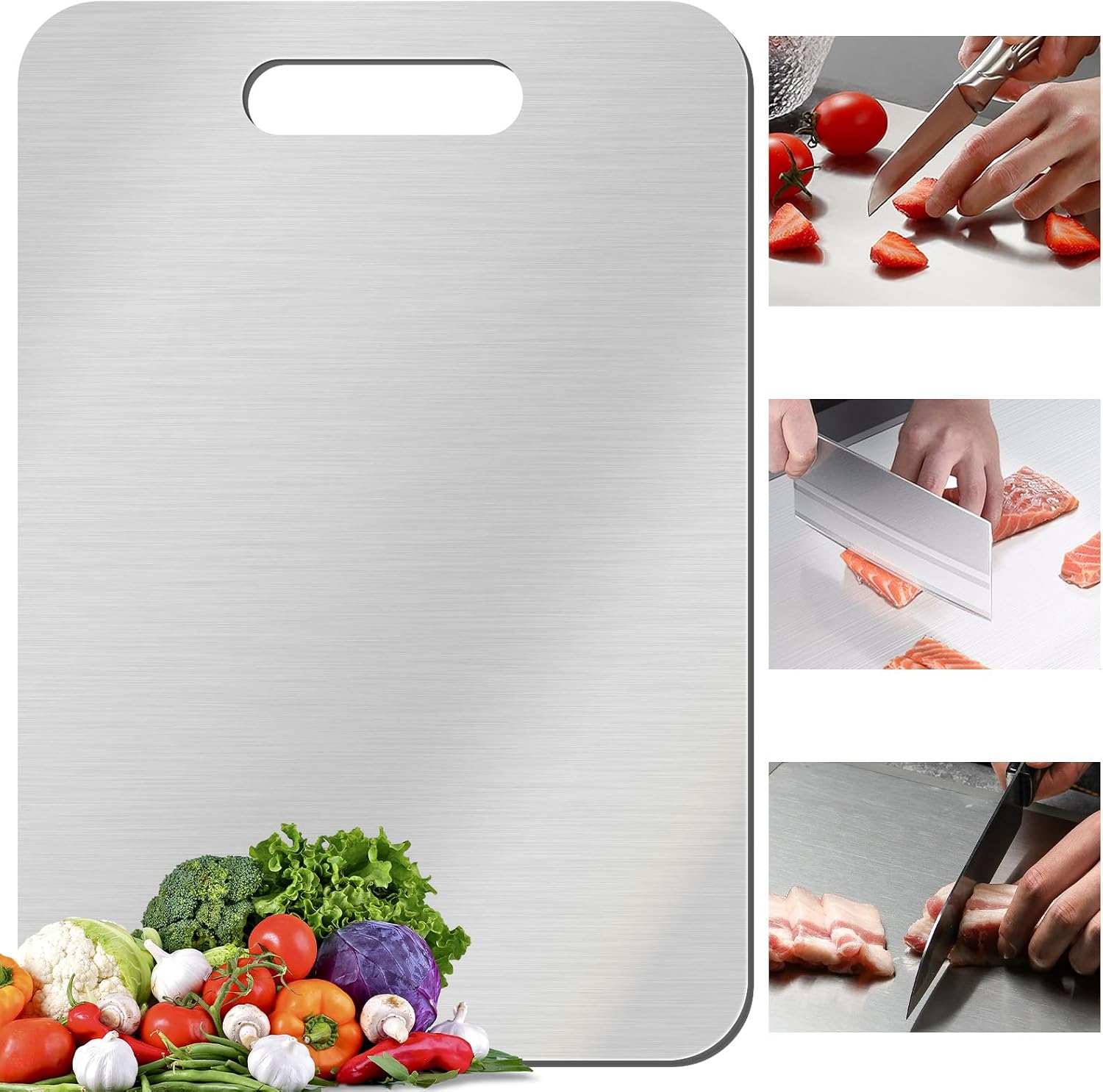 Food Prep Mat - 1 Pack Food Grade Double‑Sided Cutting