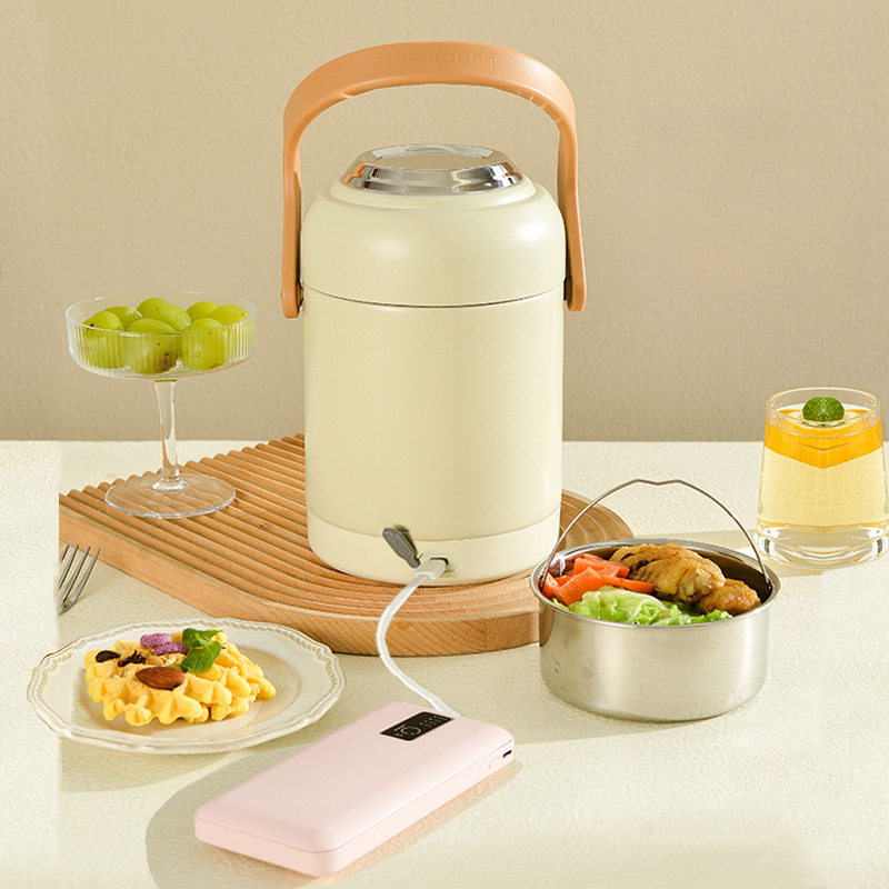 Stainless Bento Box - USB Electric Lunch Box Large Capacity