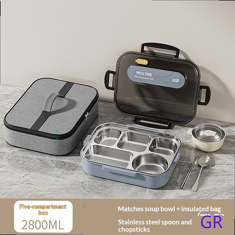 Stainless Bento Box - 316 Stainless Steel Large Capacity Bento
