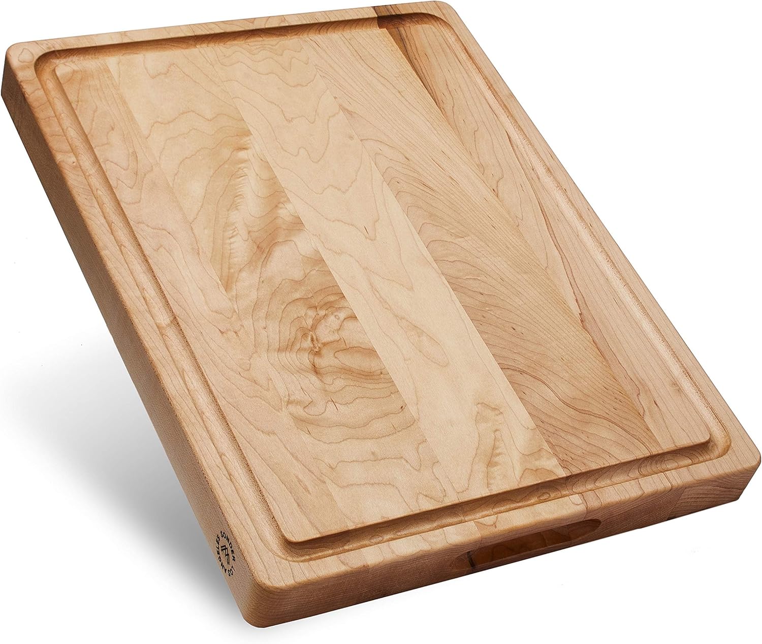 Meal Prep Cutting - Hard Maple Wood Cutting Board, 17x13x1.5