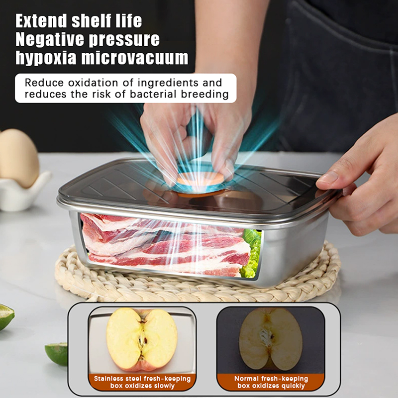 Stainless Steel Camping Lunch  - огляд і ціна Stainless Bento Box