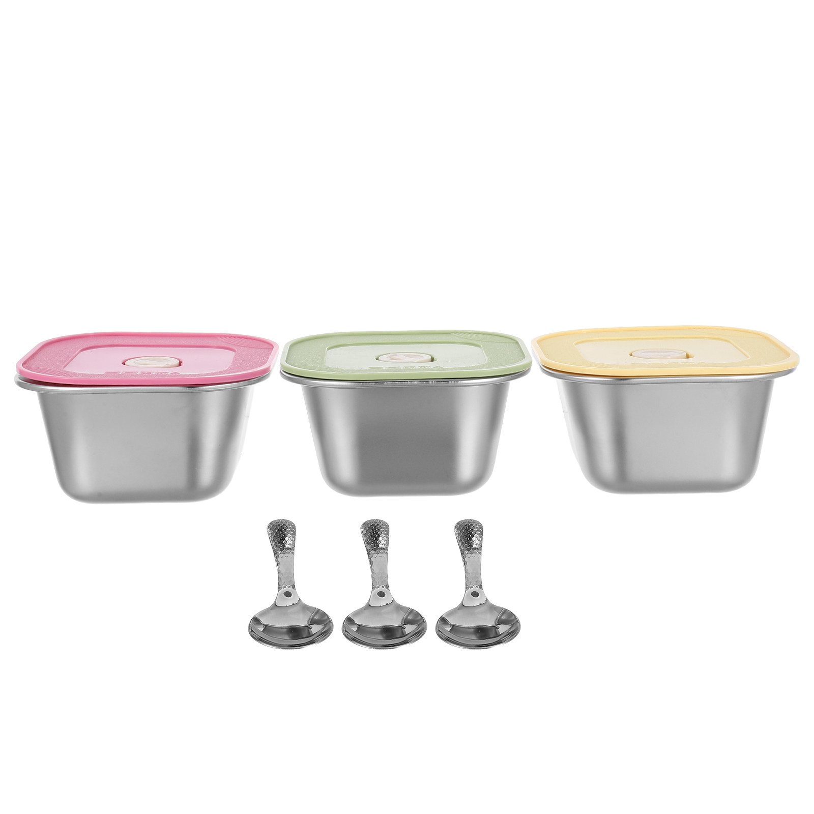 3Pcs Stainless Steel Snack Con - огляд і ціна Meal Prep Box