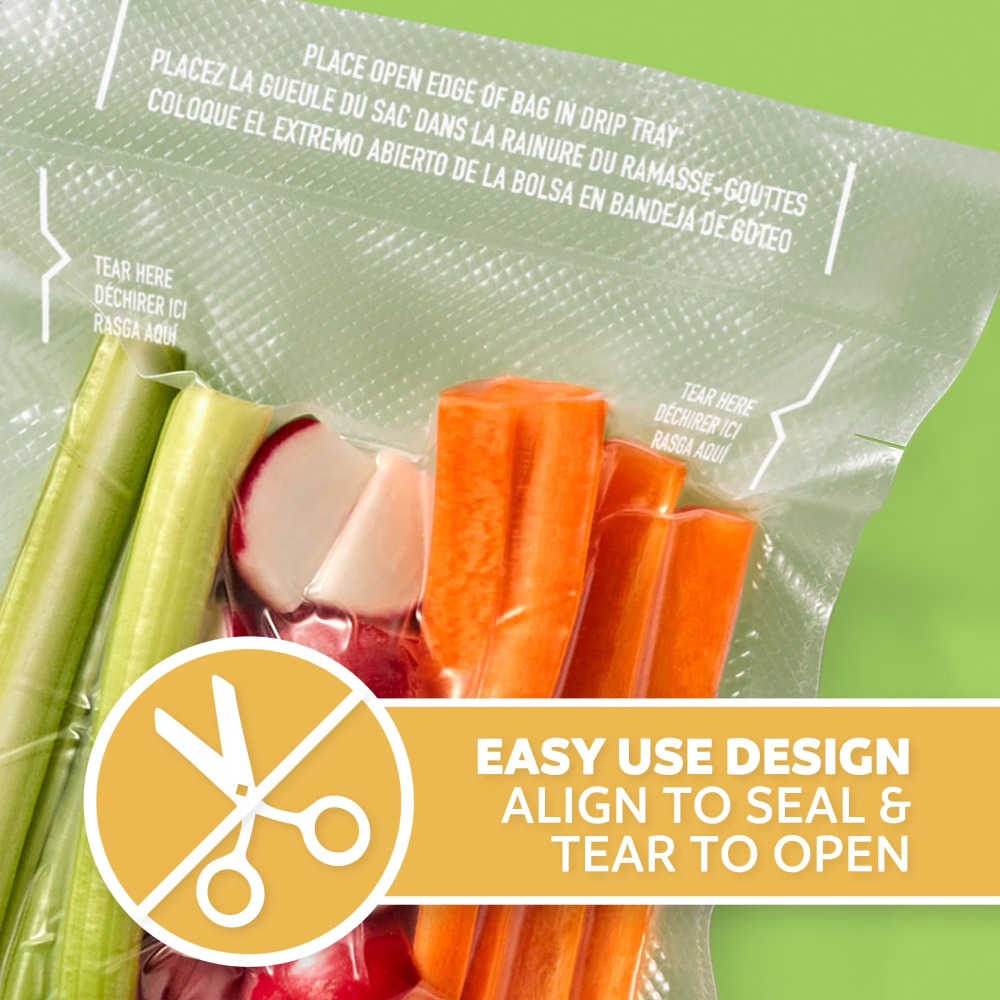 FoodSaver Pint Vacuum Seal Bag - огляд і ціна Meal Prep Cutting