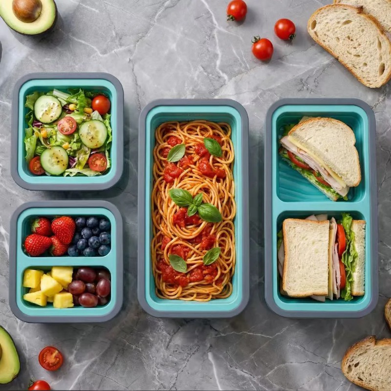 Silicone Freezer Tray with Lid - огляд і ціна Meal Prep Oven Safe Containers