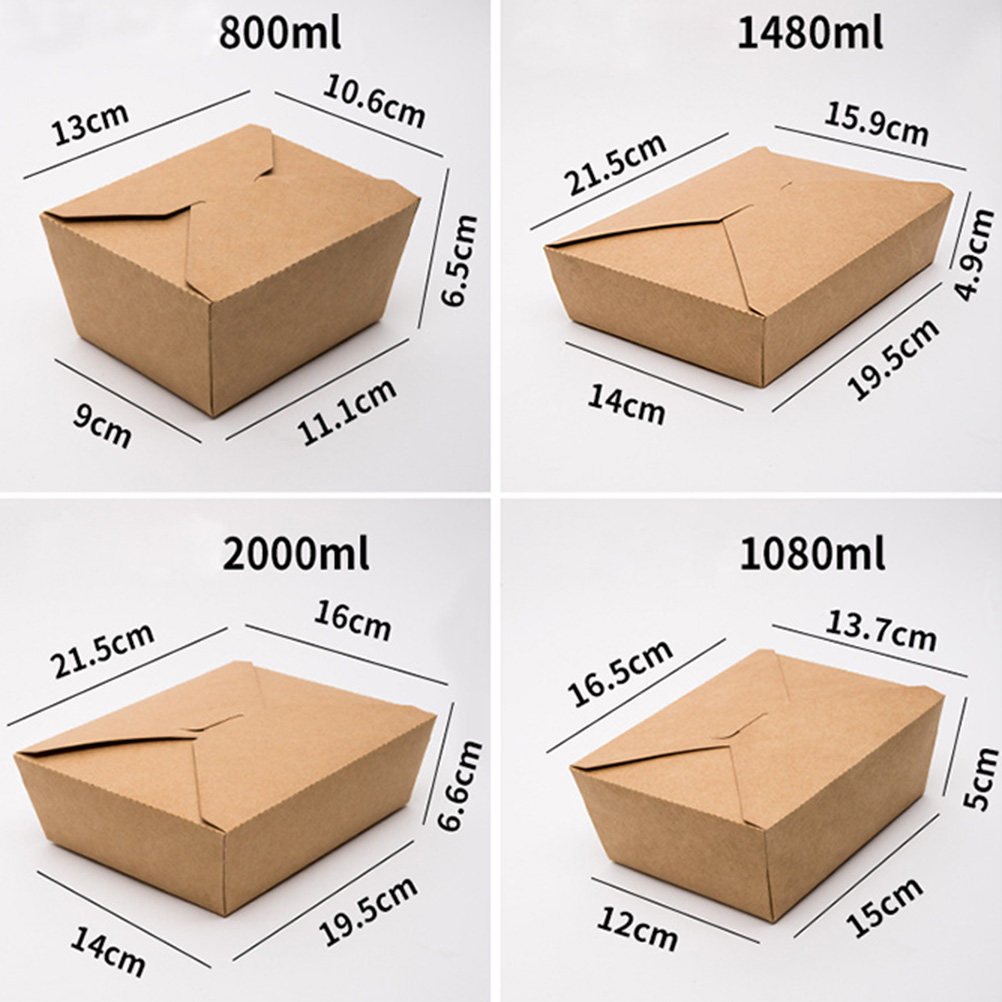 20Pcs Kraft Paper Food Storage - огляд і ціна Meal Prep Day
