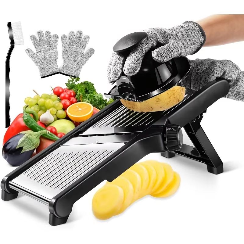 Stainless Steel Mandoline Slic - огляд і ціна Mandoline Slicer Guard