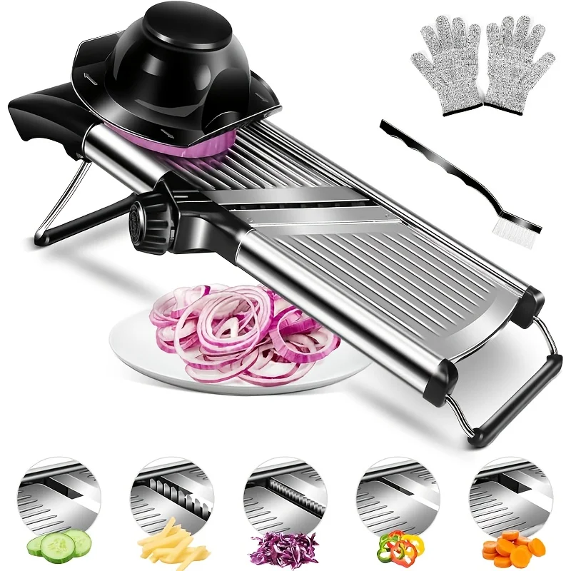 Stainless Steel Mandoline Slic - огляд і ціна Mandoline Slicer Guard
