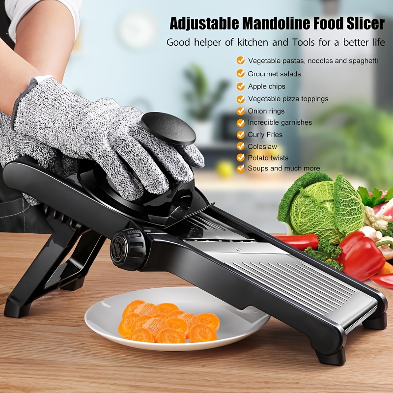 Stainless Steel Mandoline Slic - огляд і ціна Mandoline Slicer Guard