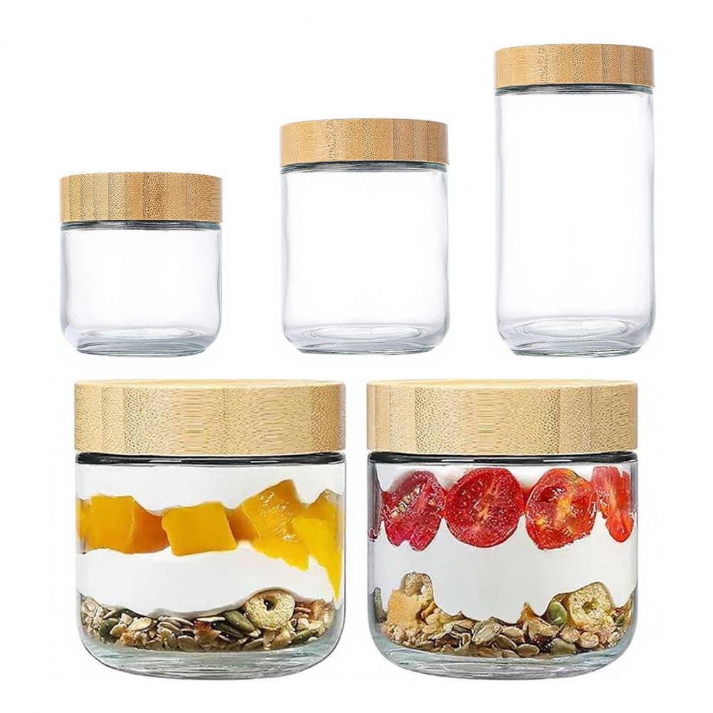 Kitchen Storage Jars Airtight  - огляд і ціна Meal Prep Jars With Lids