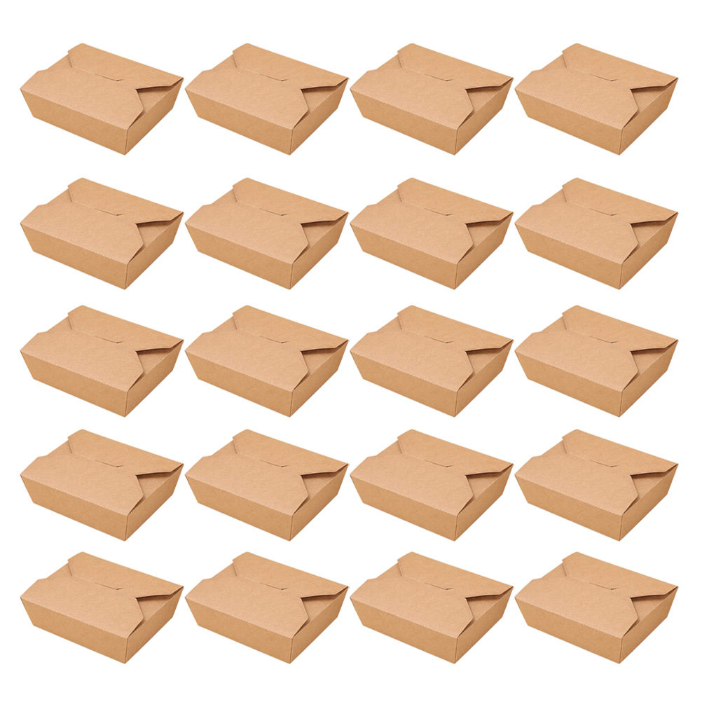 20Pcs Kraft Paper Lunch Box Di - огляд і ціна Meal Prep Day