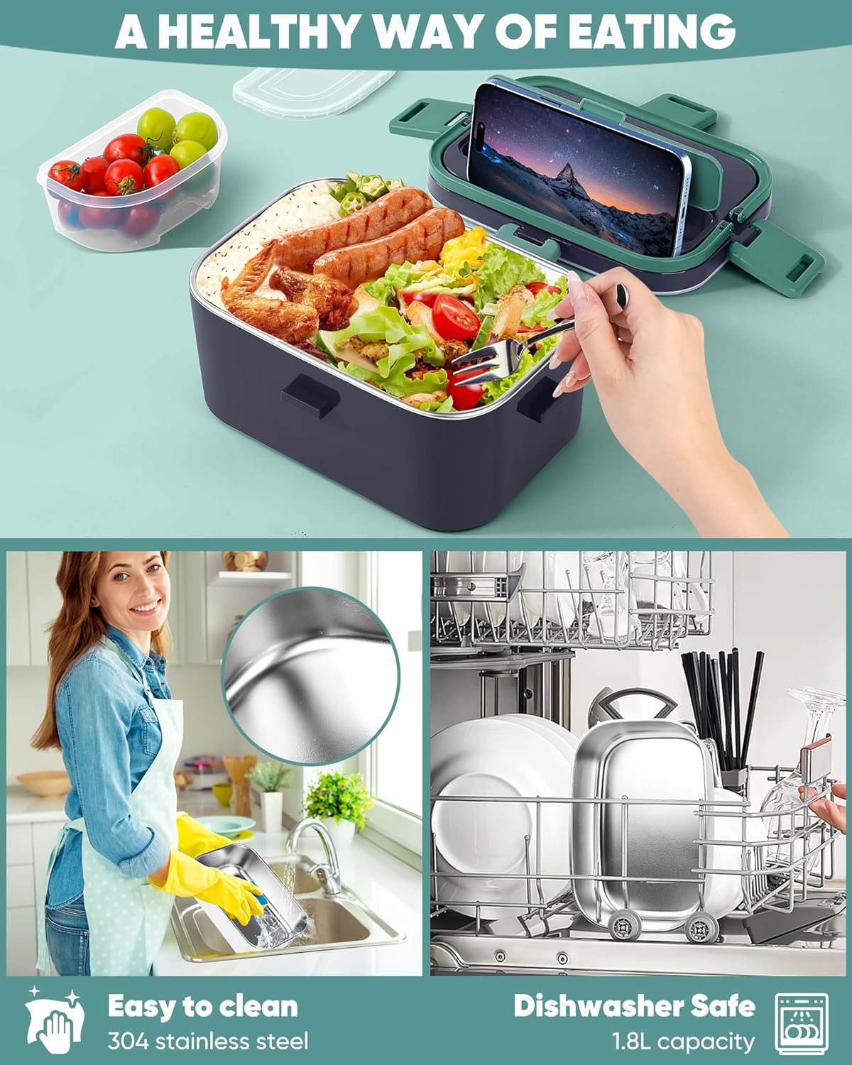 2025 New Non-Water-Filling Car - огляд і ціна Stainless Bento Box