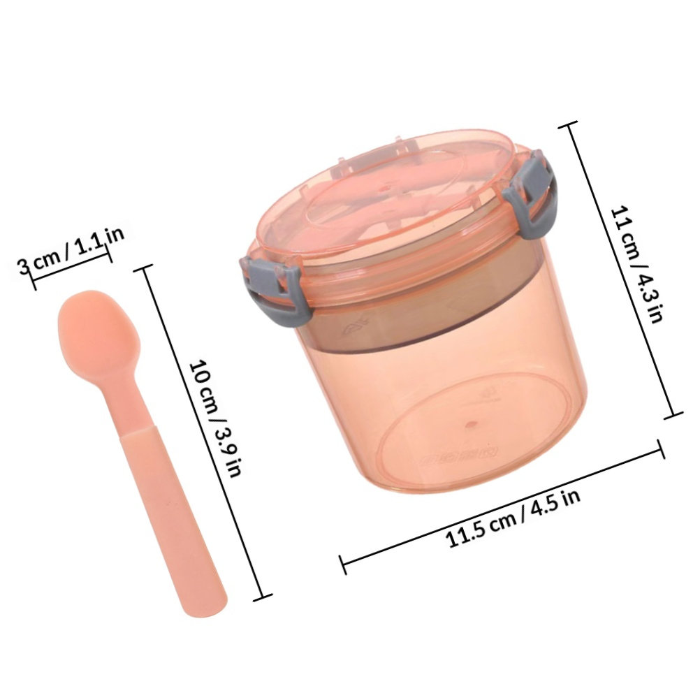 2Pcs Overnight Oats Jar Set Pr - огляд і ціна Meal Prep Jars With Lids