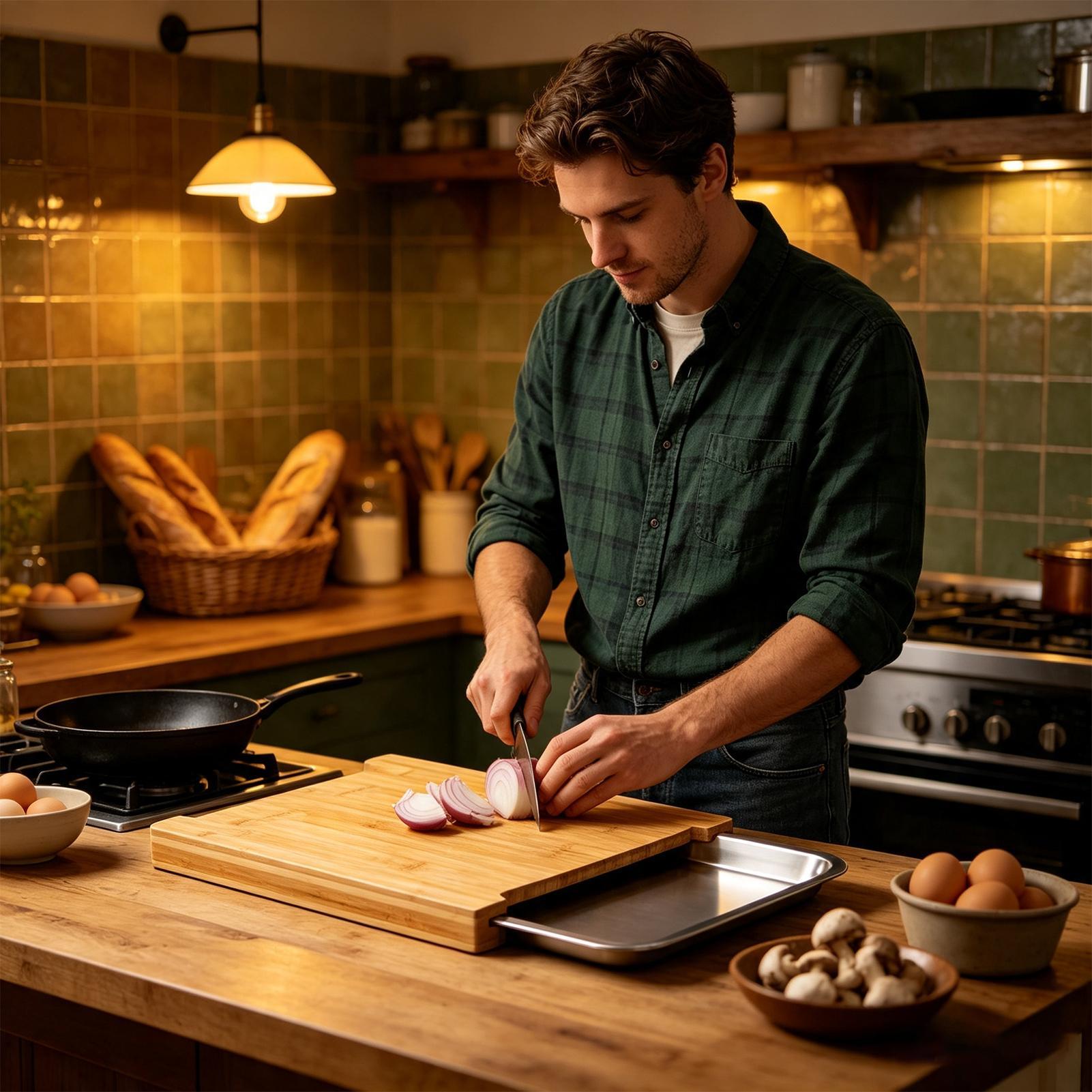Wood Cutting Boards For Kitche - огляд і ціна Meal Prep Cutting