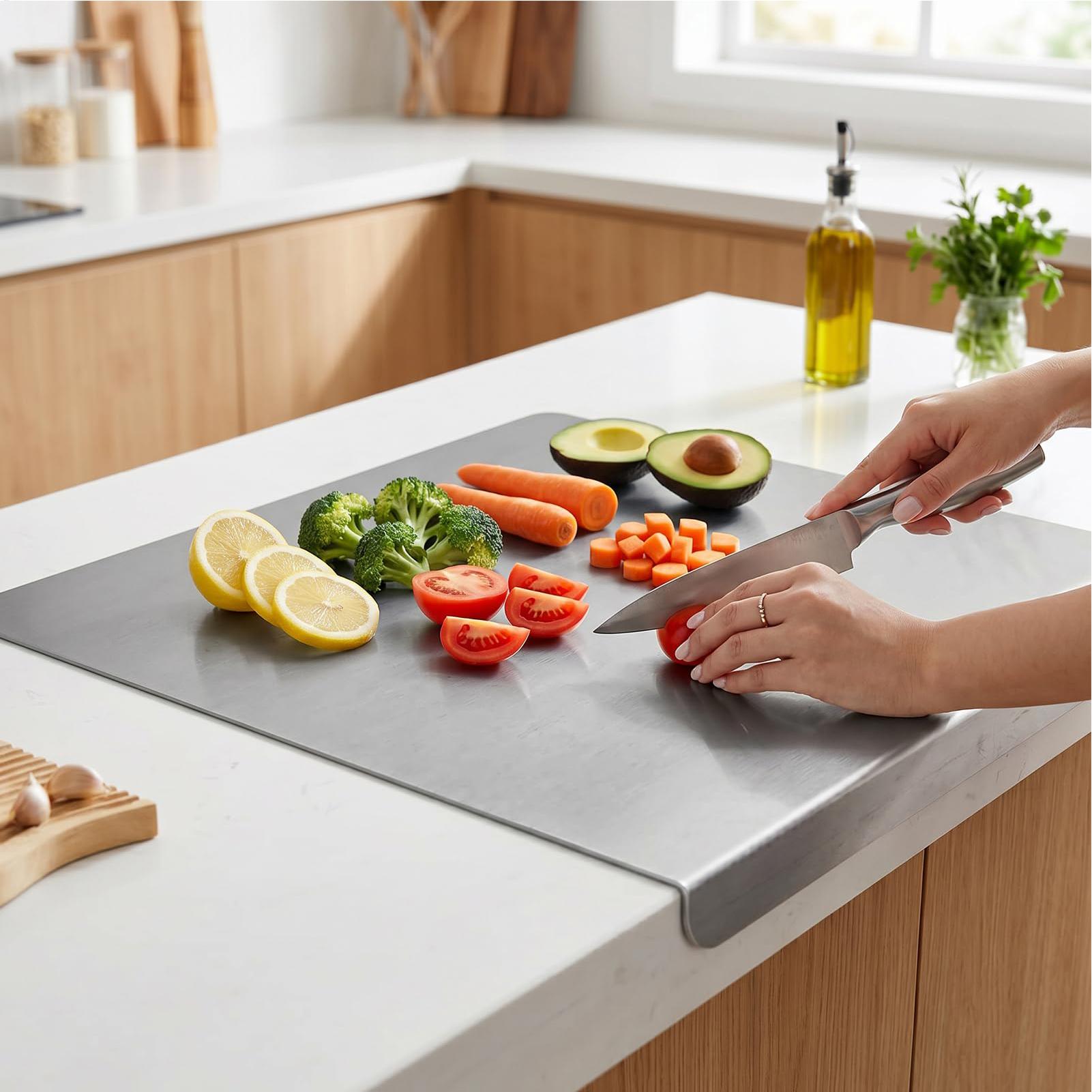Non Slip Stainless Steel Cutti - огляд і ціна Meal Prep Cutting