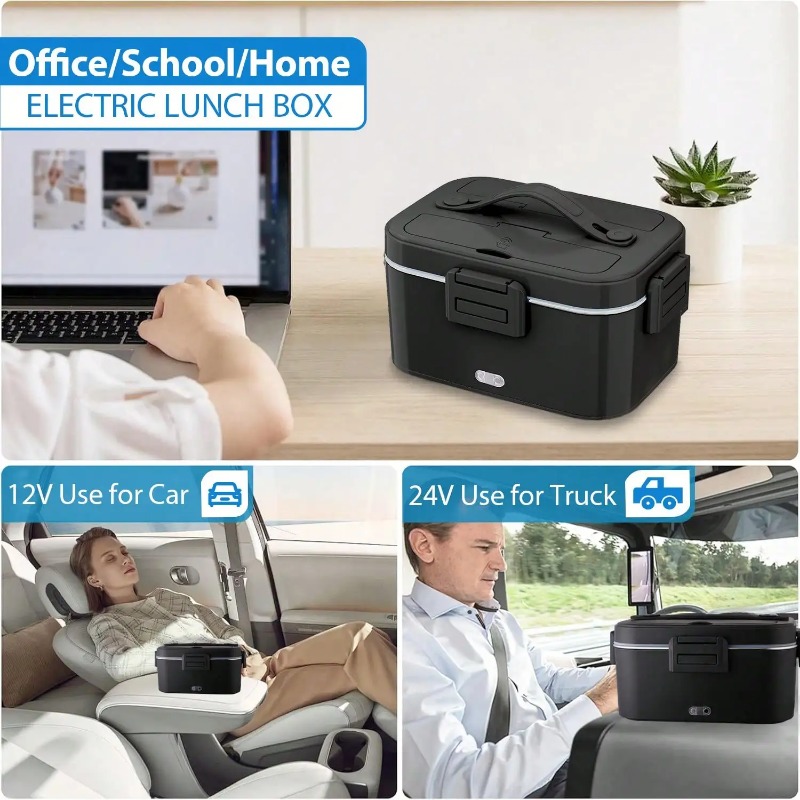 100W Electric Heated Lunch Box - огляд і ціна Stainless Bento Box