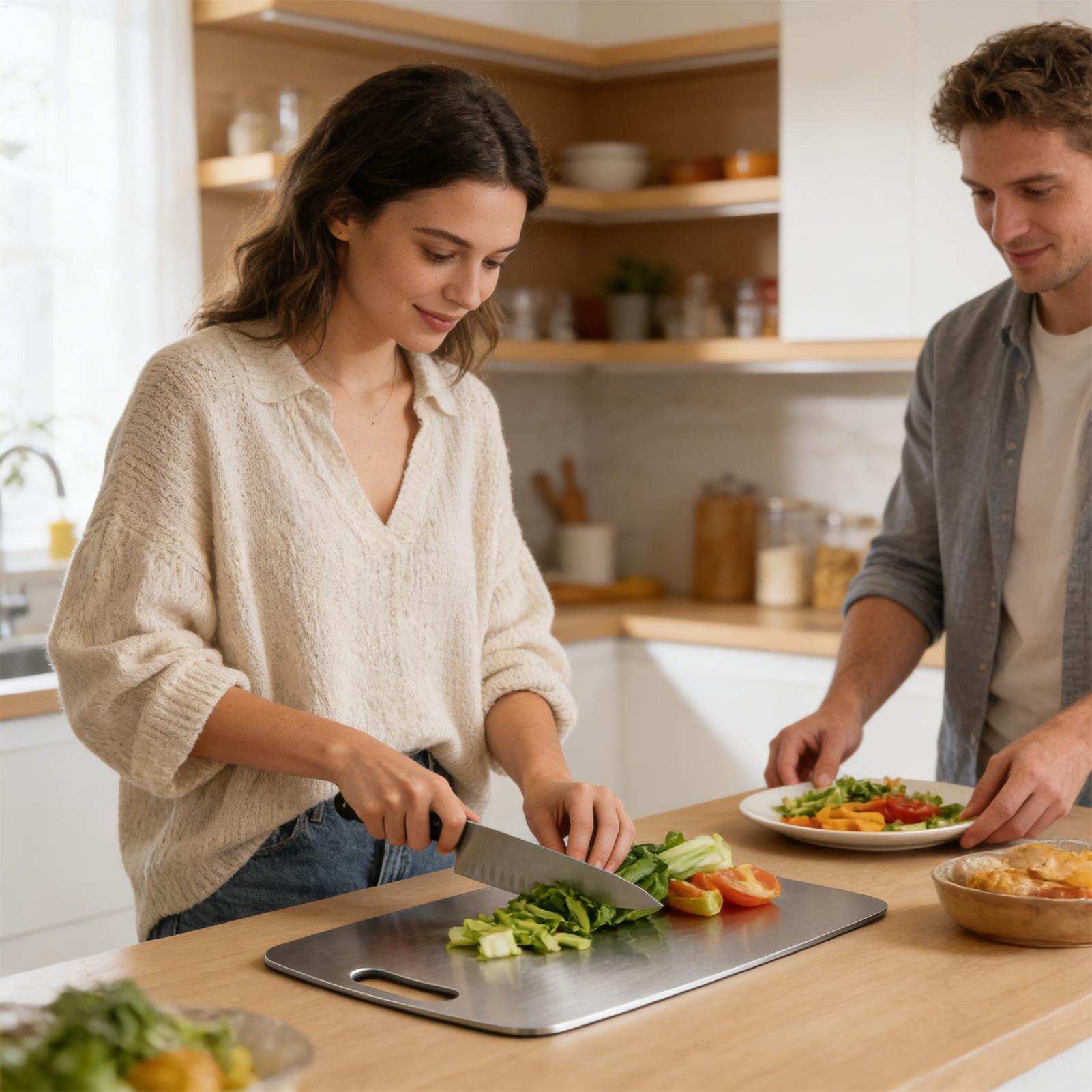 Stainless Steel Chopping Board - огляд і ціна Meal Prep Cutting