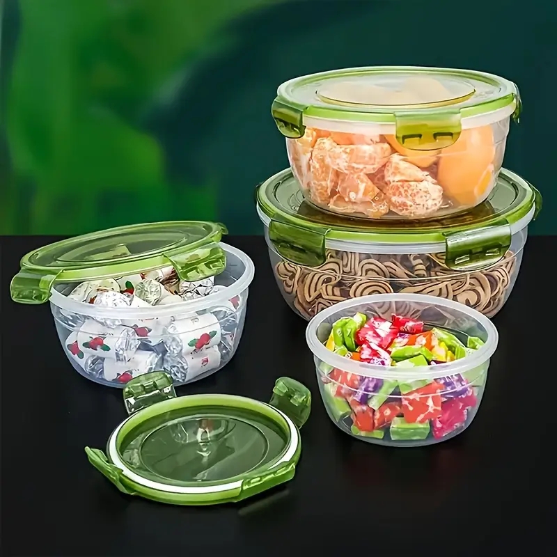 4 Plastic Food Storage Contain - огляд і ціна Meal Prep Box
