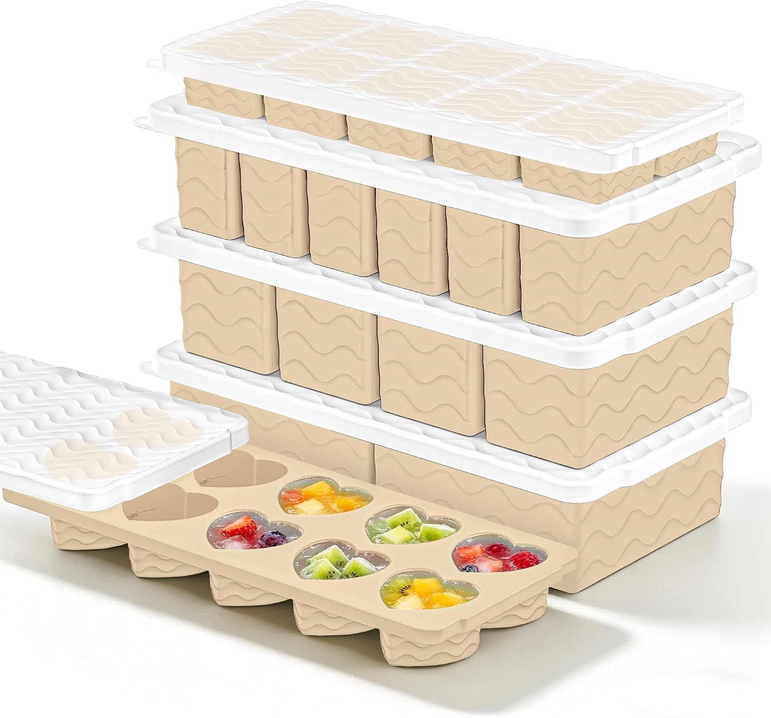Silicone Freezer Mold with Lid - огляд і ціна Meal Prep Oven Safe Containers