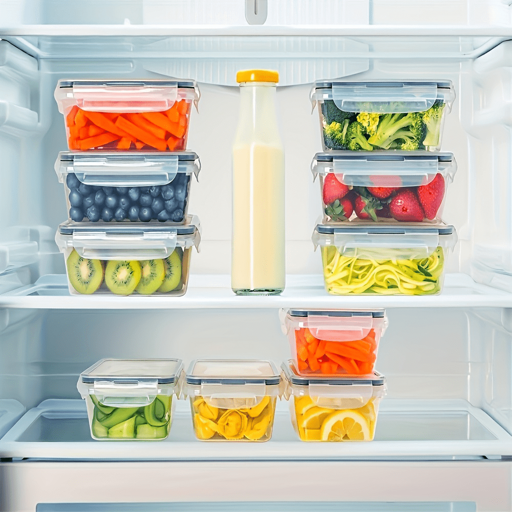50 Pcs Food Storage Containers - огляд і ціна Meal Prep Jars With Lids