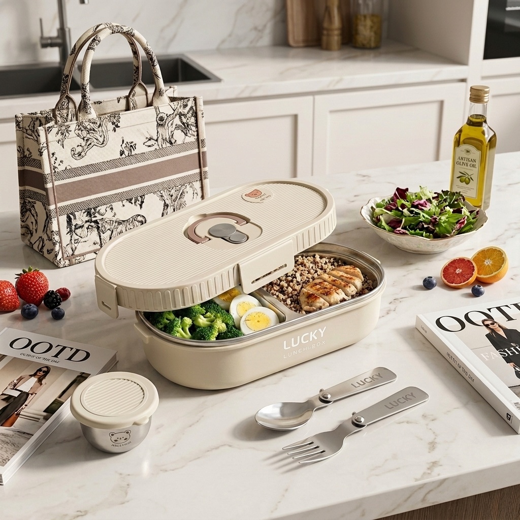 Microwavable 304 Stainless Ste - огляд і ціна Meal Prep Box