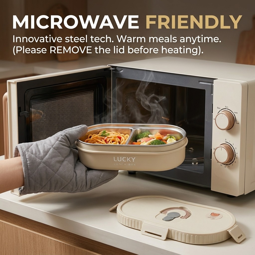 Microwavable 304 Stainless Ste - огляд і ціна Meal Prep Box