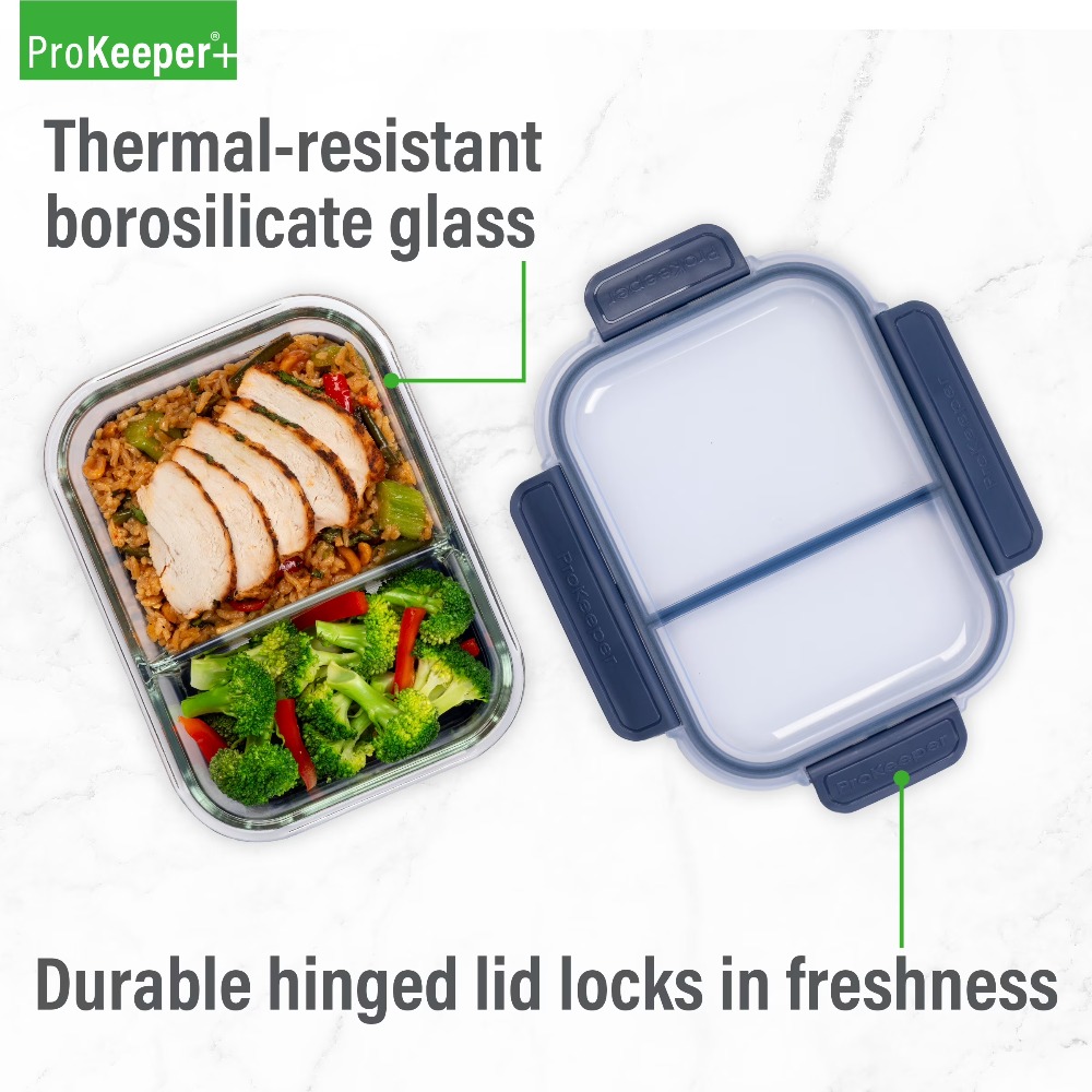Premium Borosilicate Glass Mea - огляд і ціна Meal Prep Oven Safe Containers