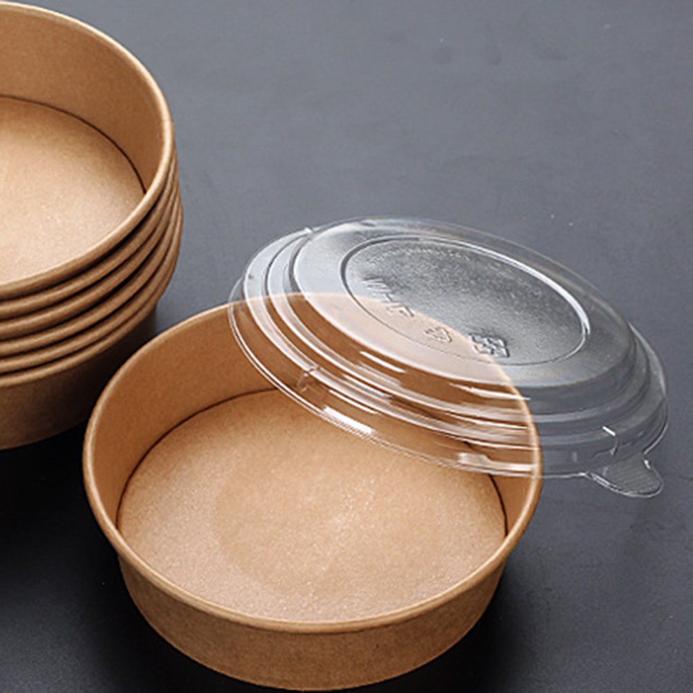 20Pcs Kraft Paper Bowls Leakpr - огляд і ціна Meal Prep Box