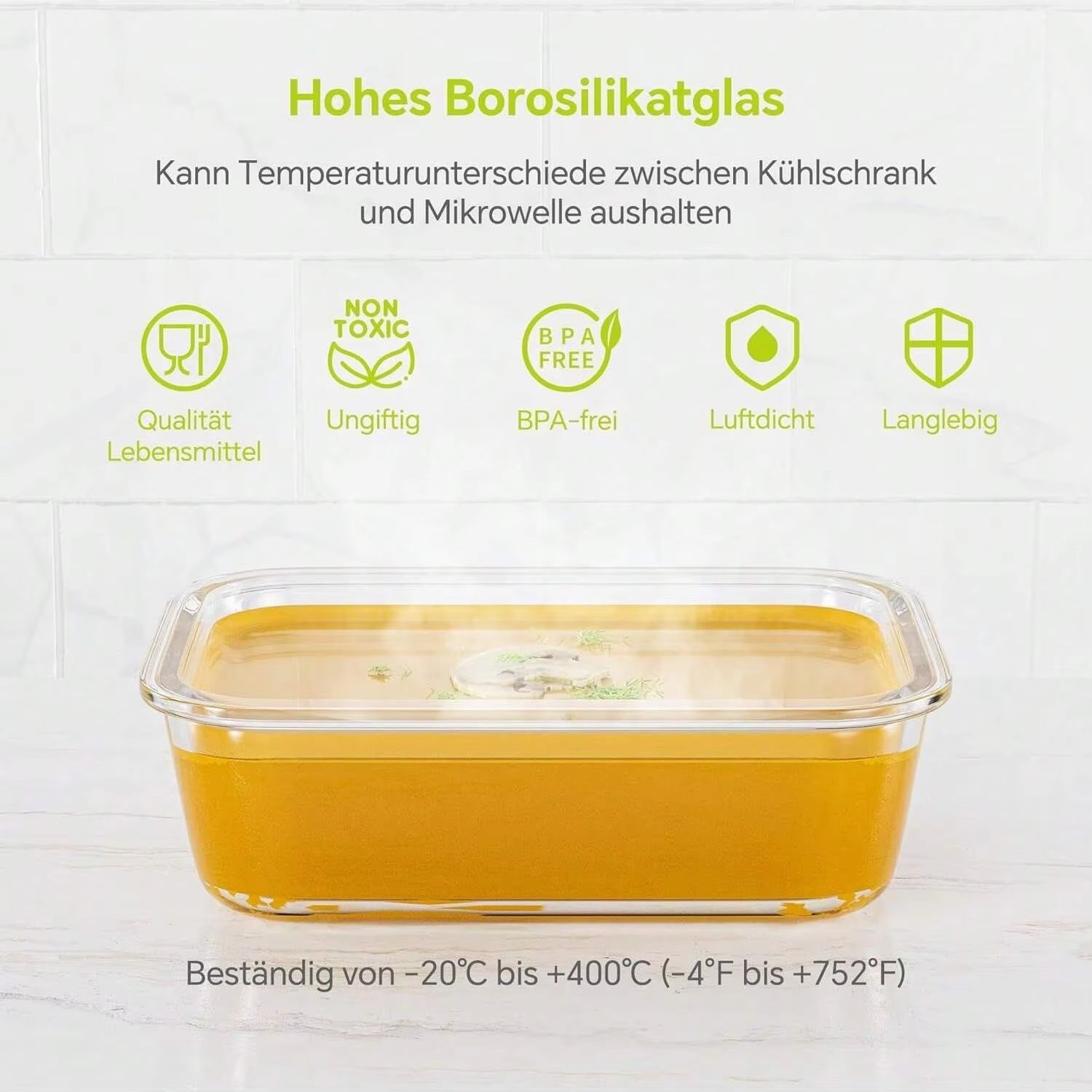 Glass Food Storage Container W - огляд і ціна Meal Prep Jars With Lids