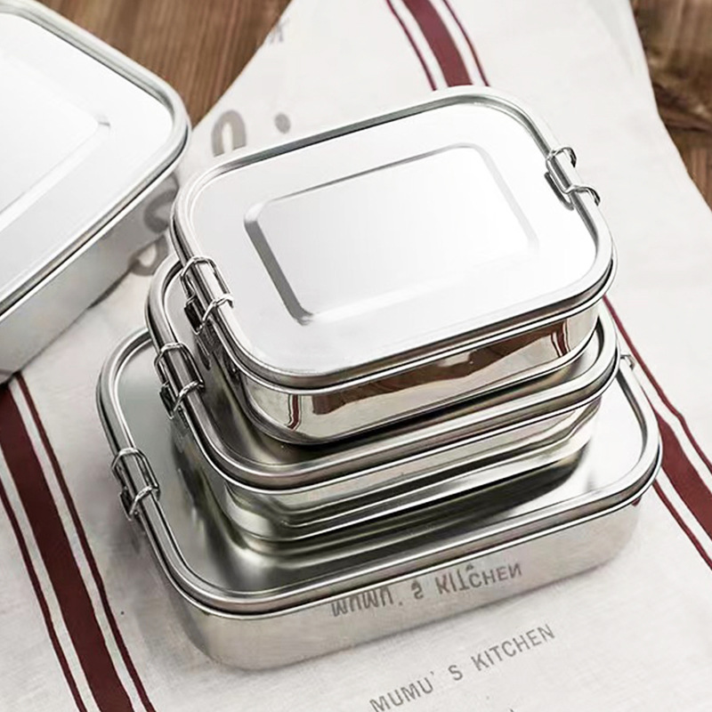 304 Stainless Steel Square Lun - огляд і ціна Meal Prep Box