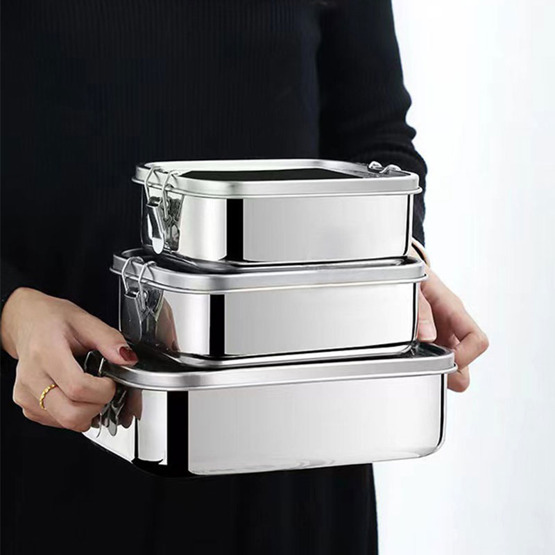304 Stainless Steel Square Lun - огляд і ціна Meal Prep Box