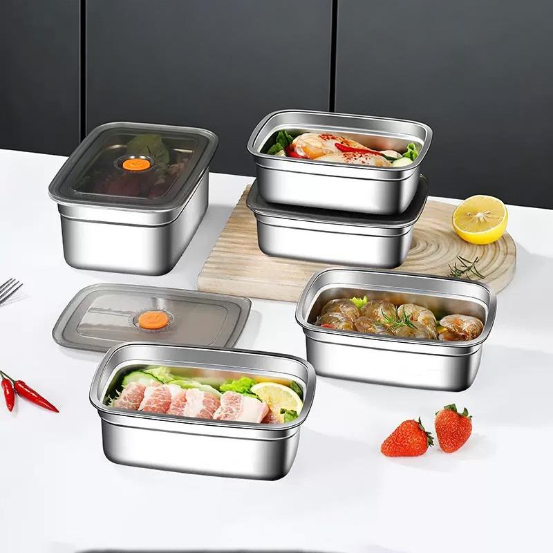 Stainless Steel Camping Lunch  - огляд і ціна Stainless Bento Box