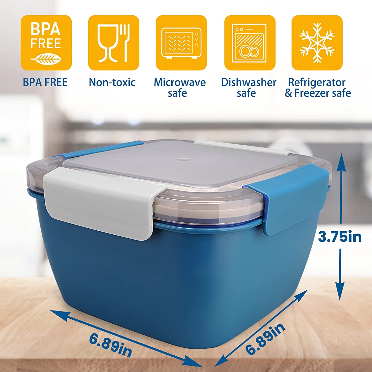 1100ml/1500ml Portable Lunch B - огляд і ціна Meal Prep Box