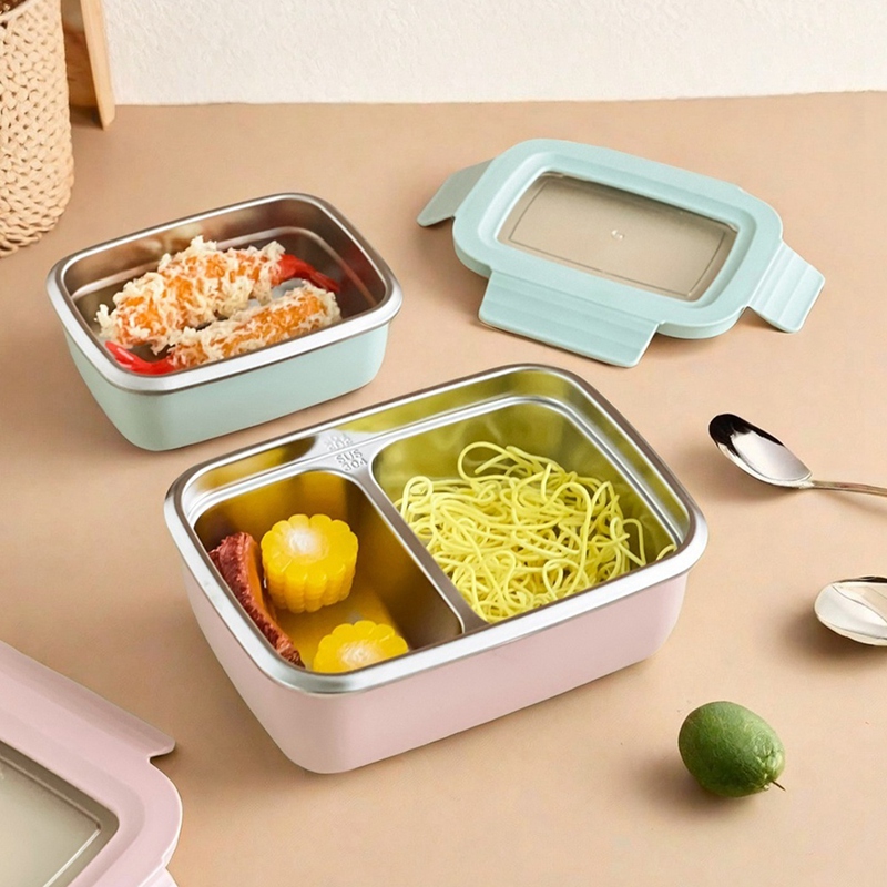 304 Stainless Steel Divided Be - огляд і ціна Stainless Bento Box