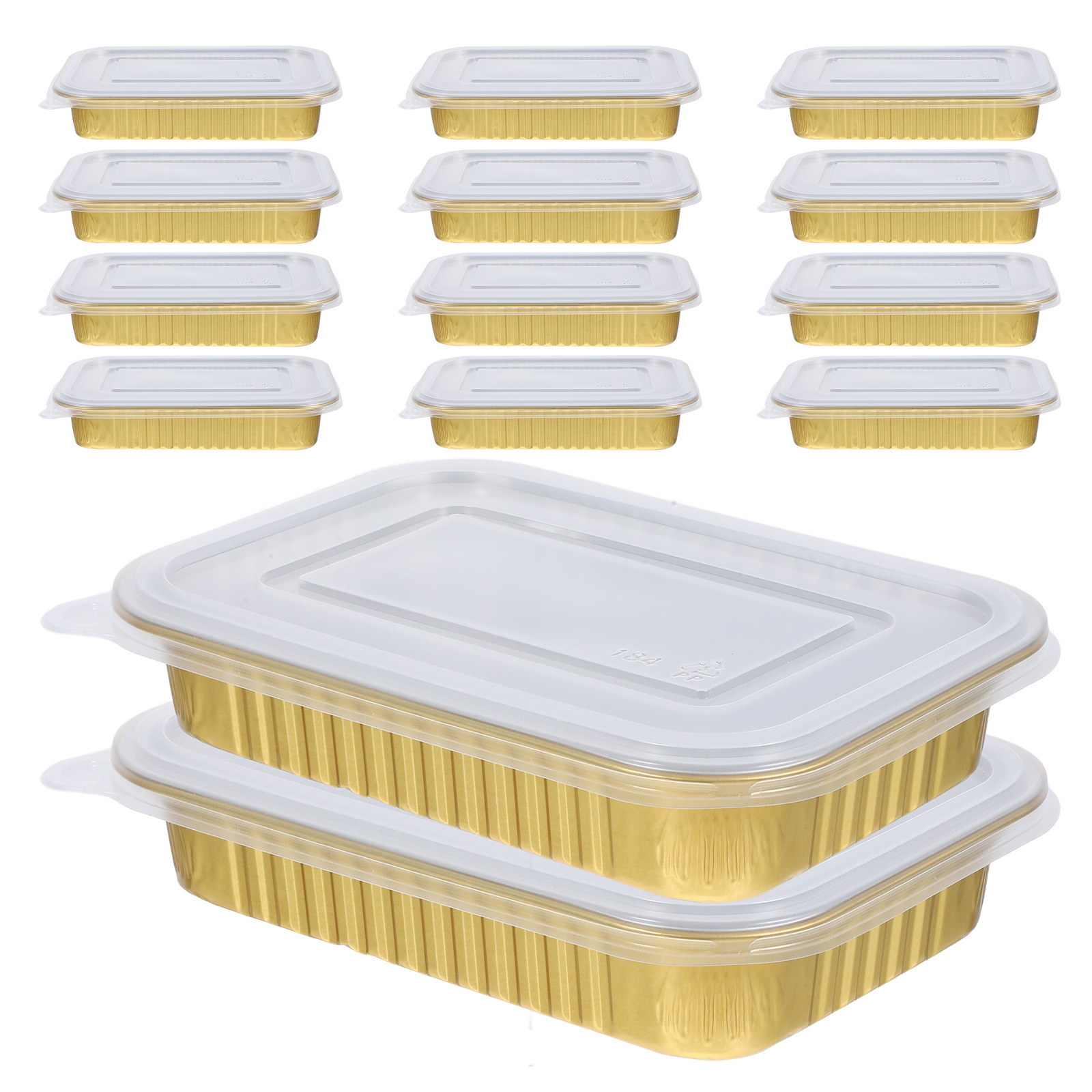 20Pcs Aluminum Foil Rectangula - огляд і ціна Meal Prep Oven Safe Containers