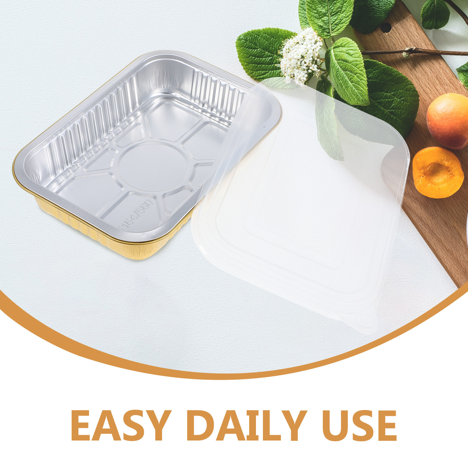 20Pcs Aluminum Foil Rectangula - огляд і ціна Meal Prep Oven Safe Containers