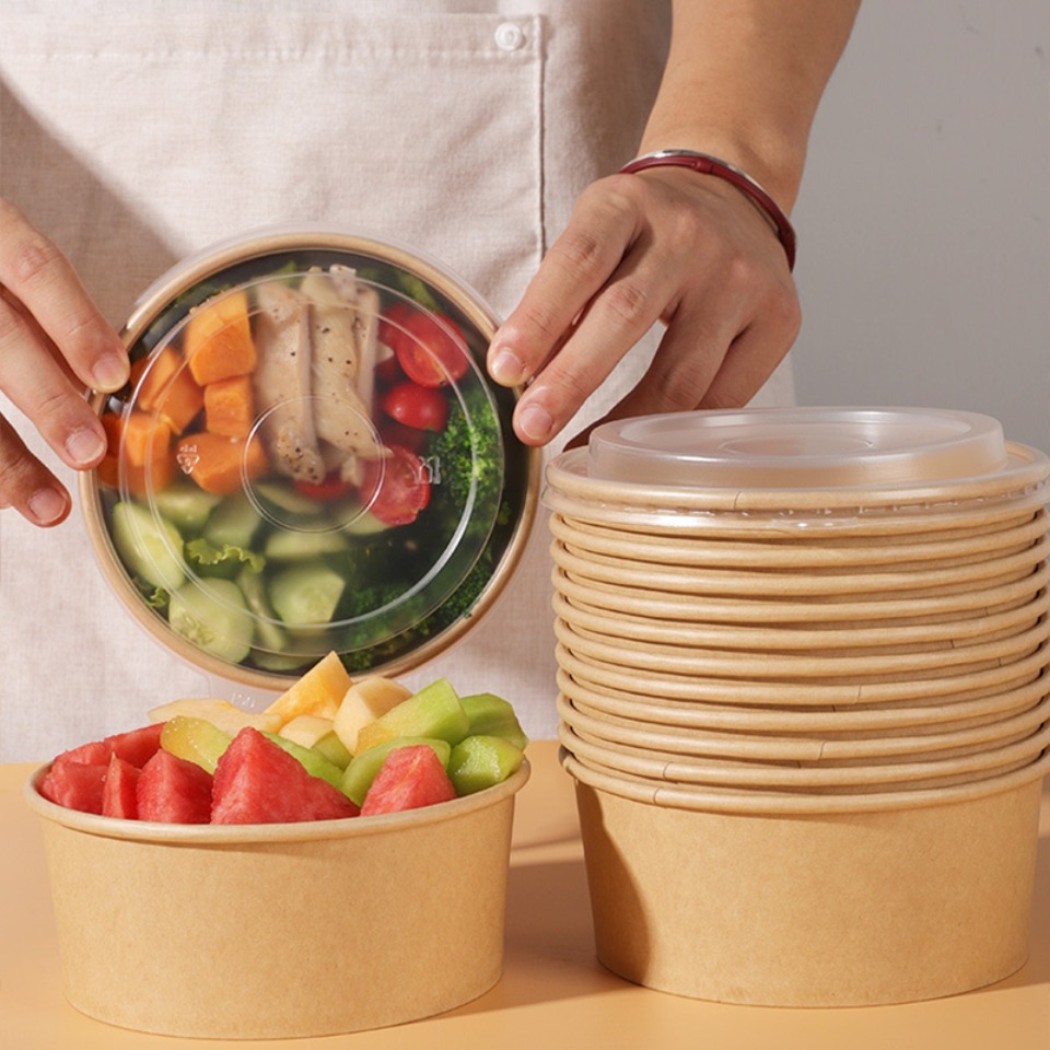 5/10/20PCS Kraft Paper Bowls w - огляд і ціна Meal Prep Day
