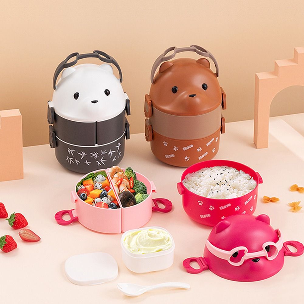 1Pcs New Eyeglass Bear Thermal - огляд і ціна Meal Prep Box