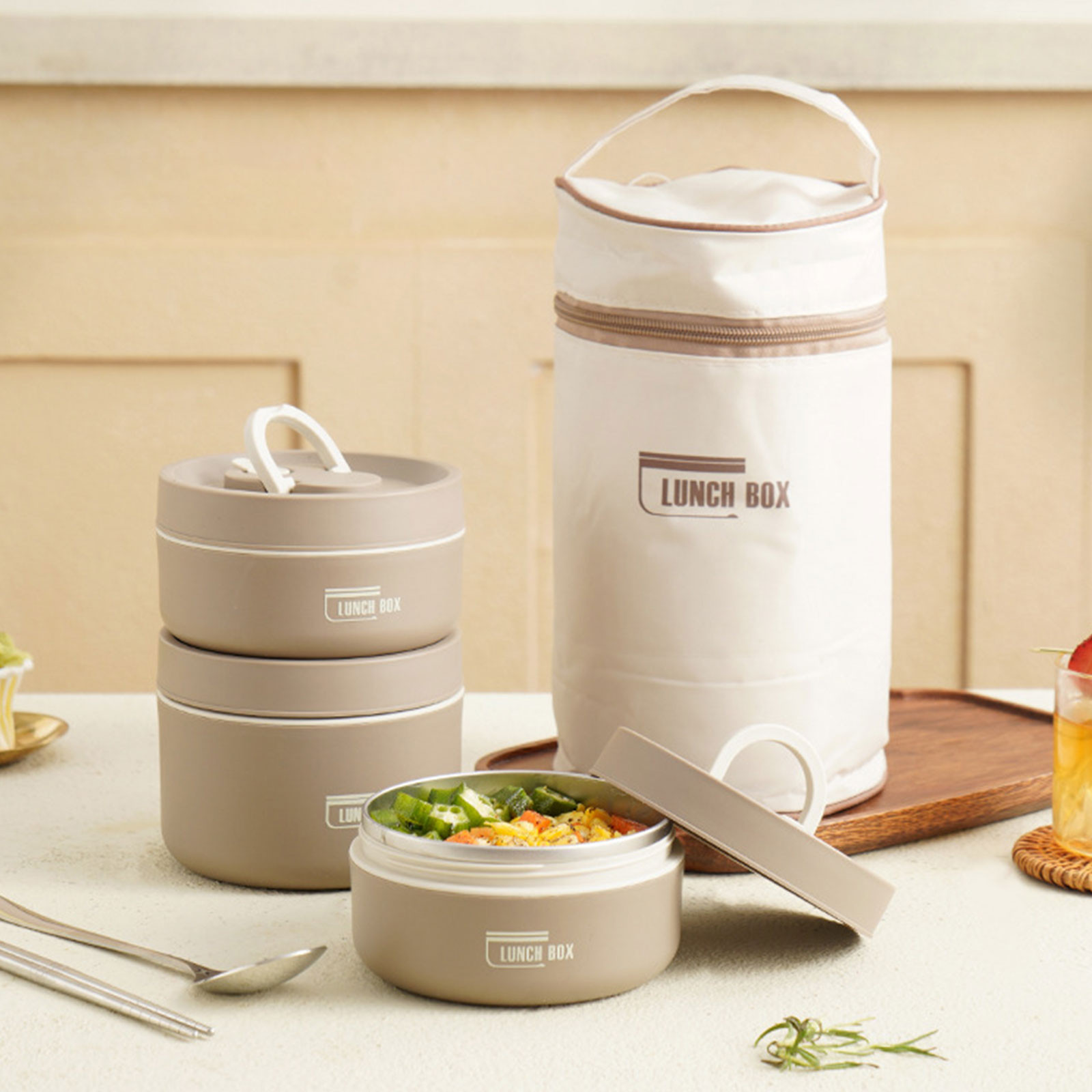 Thermal Lunch Box Stainless St - огляд і ціна Stainless Bento Box