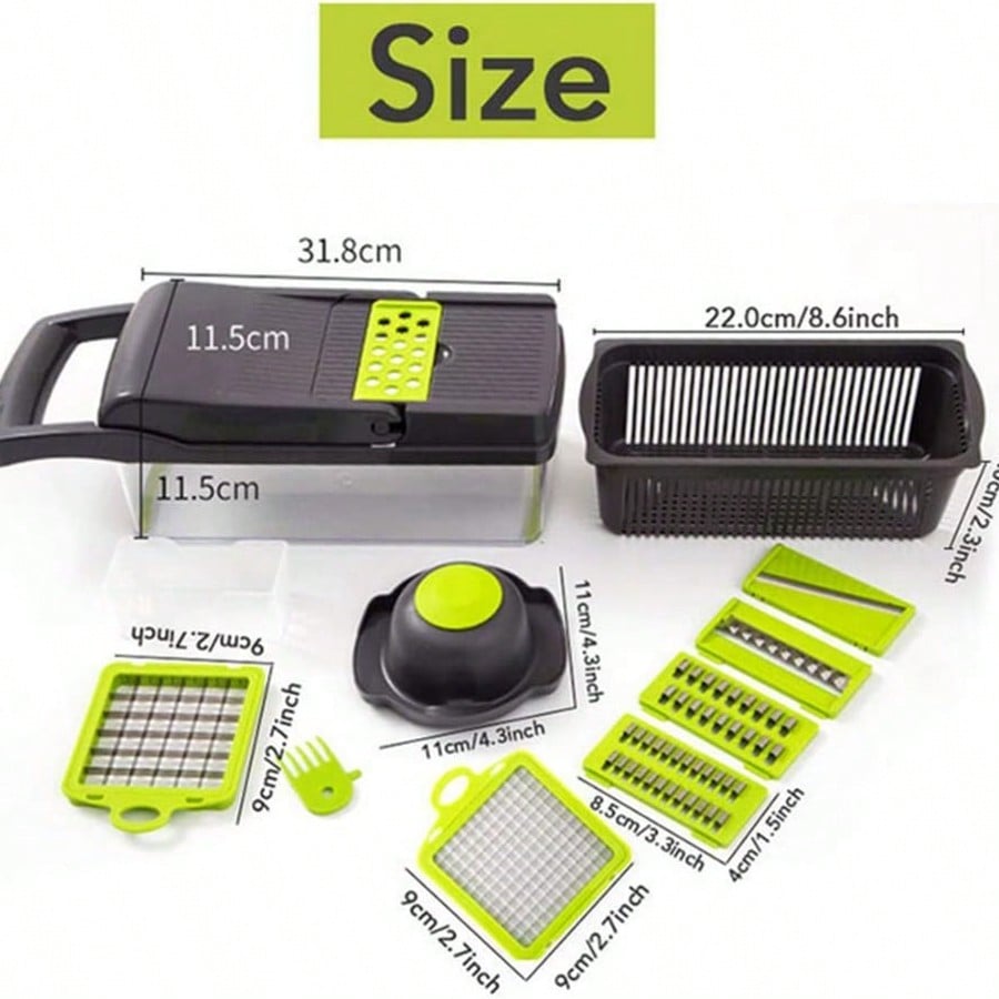 Multifunctional 15-In-1 Food V - огляд і ціна Mandoline Slicer Guard